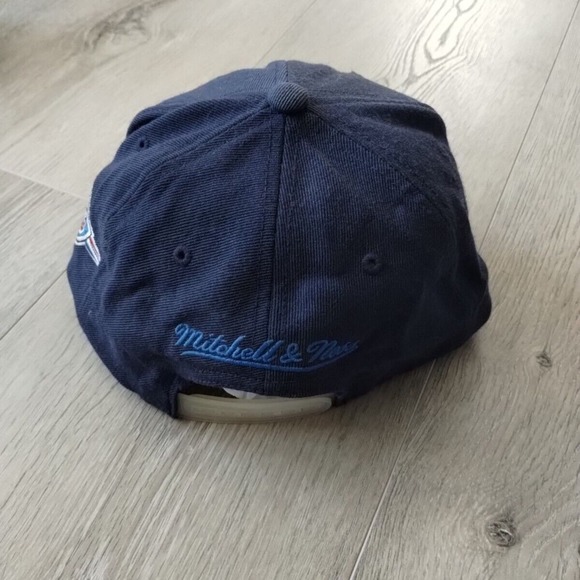 Mitchell & Ness Navy and Blue Oklahoma City Thunder Hat - Picture 7 of 15